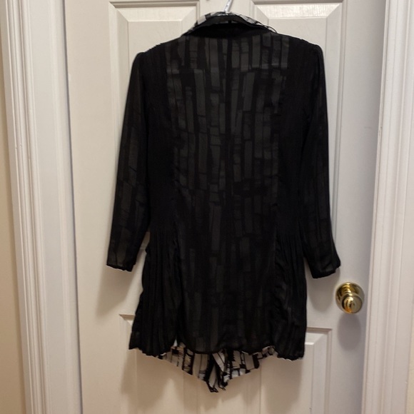 Reversible 3 button chiffon jacket - Picture 6 of 6